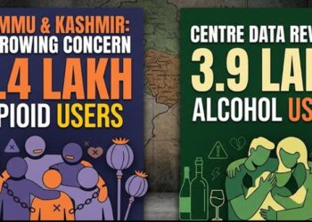 J&K had 5.4 lakh Opioid users, 3.9 lakh Alcohol users: Centre