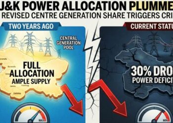 J&K power allocation drops 30% in two years as centre revises central generation share
