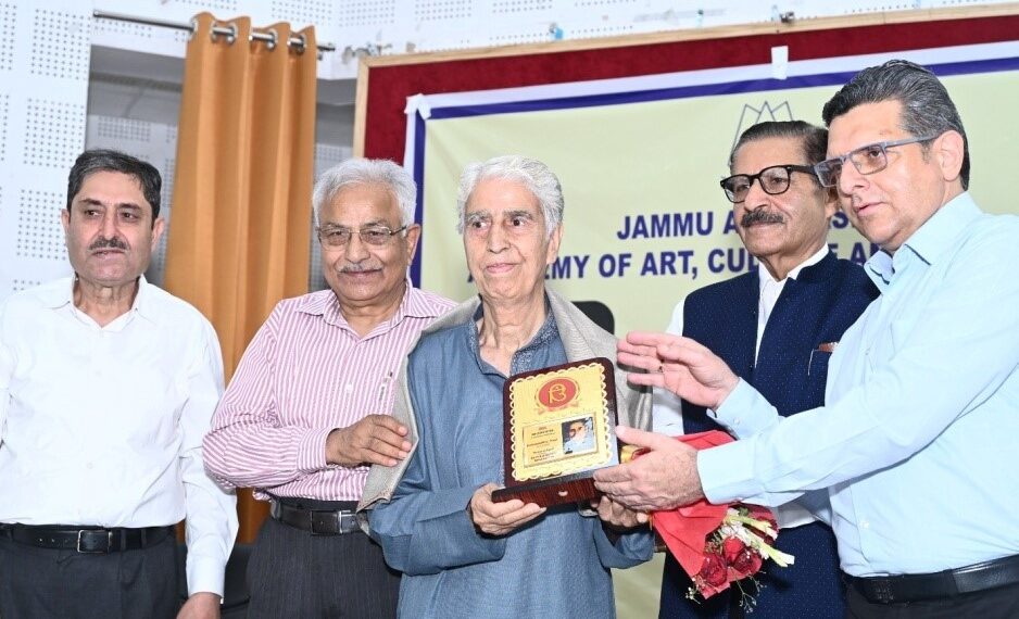 JKAACL pays musical tribute to Sarvanand Koul Premi