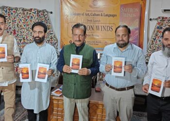 JKAACL releases poetic collection by Sanjay Pandita