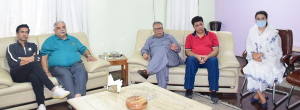 JKCA’s sub-committee calls on Advisor Khan, Discuss functioning of JKCA, status of Cricket in J&K