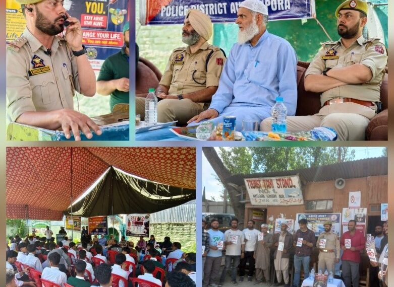  J&K Police Intensifies NashaMukt Abhiyan Across Districts