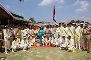 77th I-Day Parade: JKP’s Pipe & Brass Bands bag first 2 positions; PPS band wins consolation prize