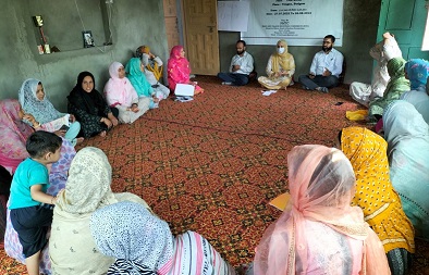 JKRLM organise one month training course on Tilla Embroidery for SHG members of BK Pora
