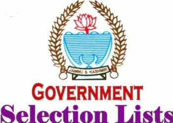 JKSSB approves selection list of 199 Jr Asstts under PM Package, 46 Laboratory Asstts