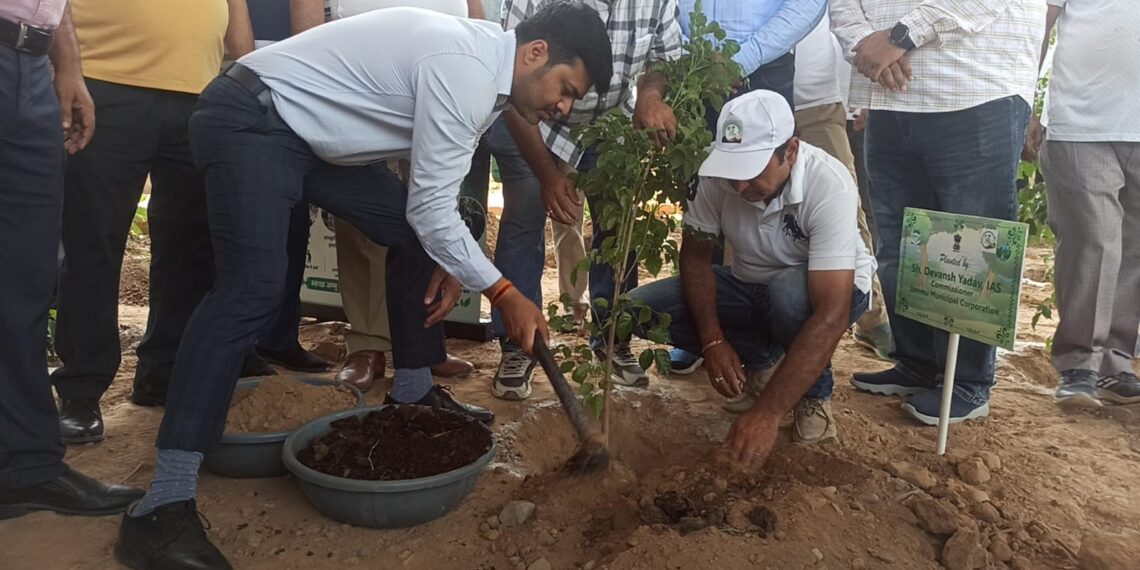 JMC conducts mega plantation drive at Shanti Park under ‘Clean Jammu, Green Jammu’ initiative