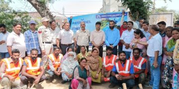 JMC conducts special sanitation drive at Deeli Pond in Ward No. 55