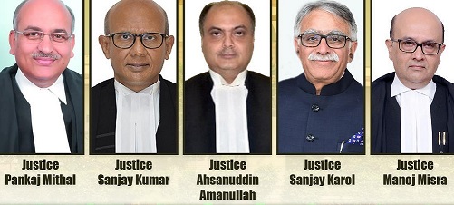 CJI Chandrachud Administers Oath Of Office To Five New SC Judges, Strength Rises To 32