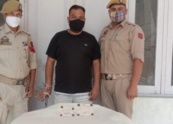 10 gms of heroin like substance recovered in Janipur Jammu, one drug peddler arrested : Police