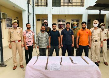 5 criminals arrested, sharp edged weapons recovered, major tragedy averted in Jammu : Police
