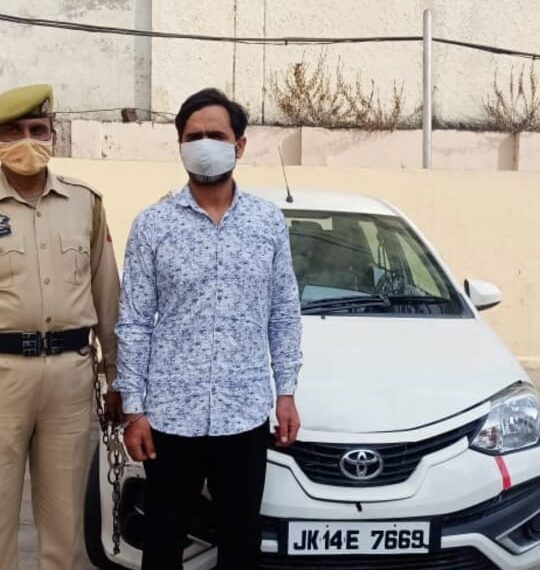 Vehicle lifter arrested in Janipur Jammu, stolen vehicle recovered : Police