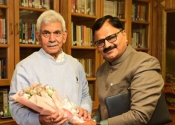 Javed Rana Minister Tribal Affairs calls on LG