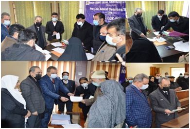 Justice Magrey inaugurates 4th National Lok Adalat at Distt Court, Srinagar