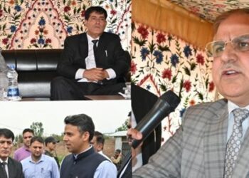 Justice Sanjay Dhar visits Distt Court Complex Kulgam & Munsiff Court Complex Qazigund