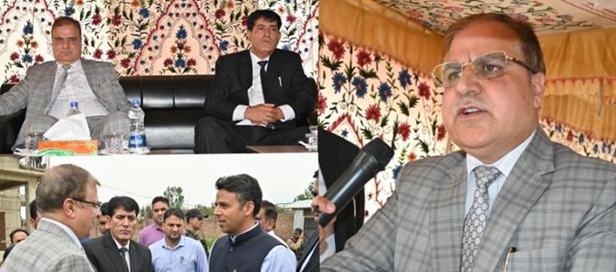 Justice Sanjay Dhar visits Distt Court Complex Kulgam & Munsiff Court Complex Qazigund