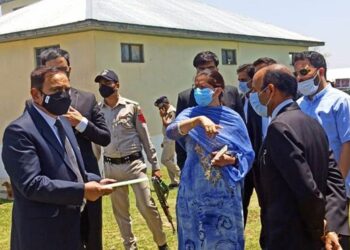 Justice Sindhu Sharma inspects Court Complexes at Chrar-e- Sharief, Chadoora