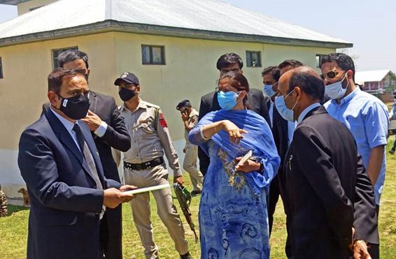 Justice Sindhu Sharma inspects Court Complexes at Chrar-e- Sharief, Chadoora