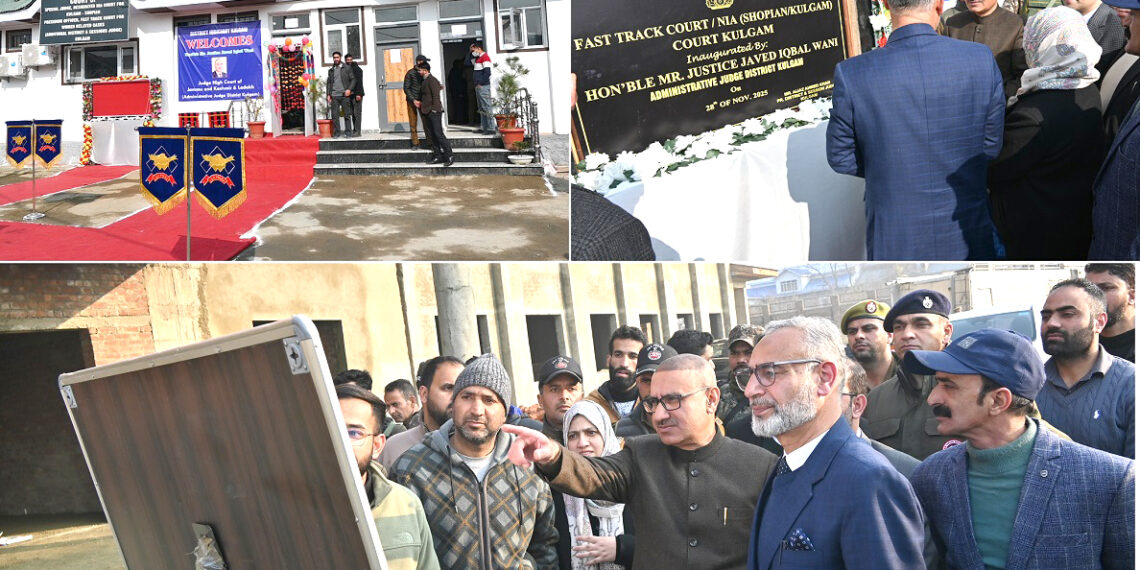 Justice Wani visits Kulgam, Inaugurates Relocated Fast-Track Court