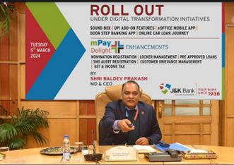 J&K Bank rolls out new digital offerings, enhances services in mPay Delight+