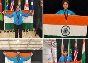 J&K Fencing Athletes make India proud at Commonwealth Championship in New Zealand