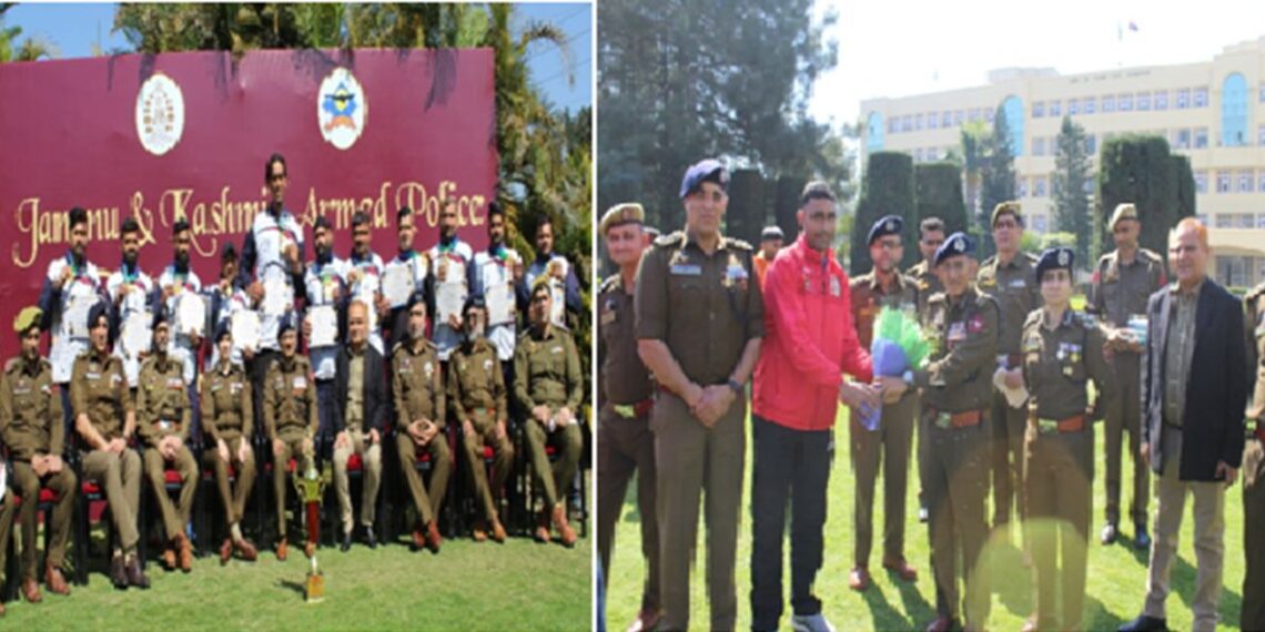 J&K Police Central Water Sports Team felicitated for Outstanding Performance