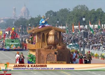J&K Republic Day Tableau Secures Second Position at National Level