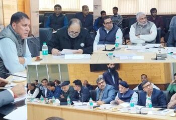 Nazir Ahmad Khan Gurezi reviews power scenario, emphasises timely completion of RDSS projects