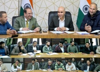 DC Kishtwar reviews formulation of 6- Year Action Plan under PM Dhan Dhaanya Krishi Vikas Yojana