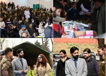 KMCH in collaboration with JKAP 9th BN organizes free medical camp at Zewan
