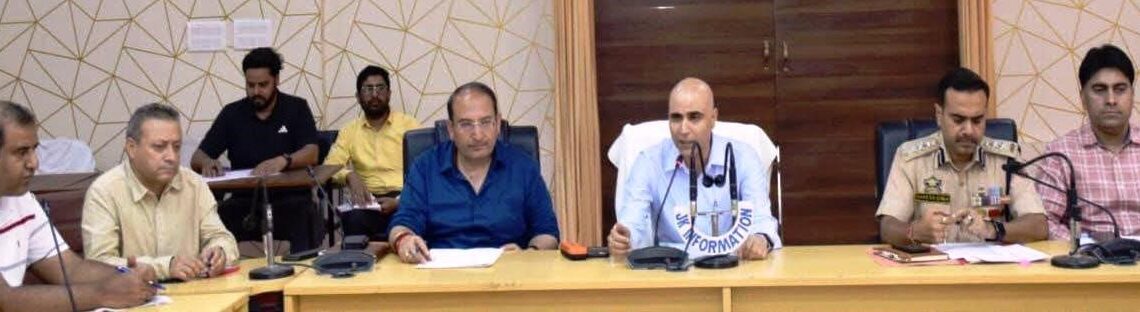 DC Kishtwar discusses arrangements for Independence Day-2025