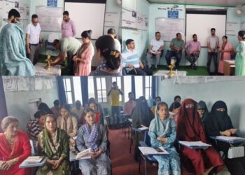 32 Day long Community Resource Person– Enterprise Promotion training programme kick started at SBI RSETI Kishtwar