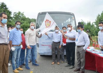KU VC flags off Week Long mobile awareness program on Covid-19