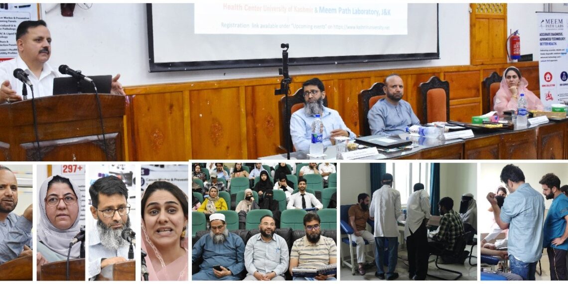 KU organises comprehensive health & genomics diagnostic-cum-awareness programme