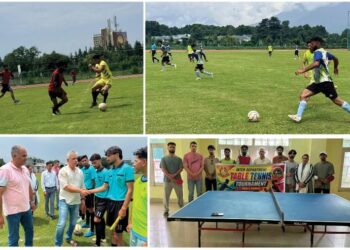 Inter-department football and table tennis tournaments kick off at KU
