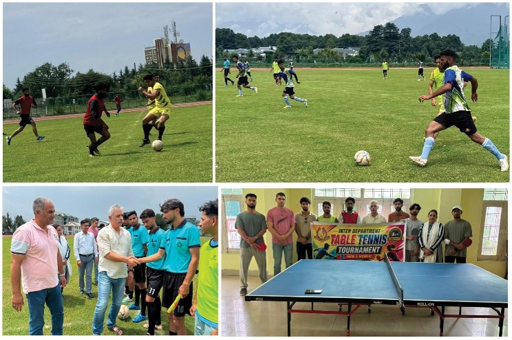 Inter-department football and table tennis tournaments kick off at KU