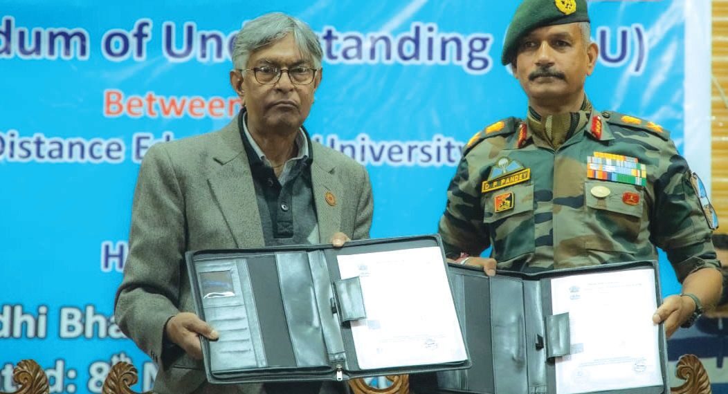Army ties up with Kashmir Varsity for providing distance education courses for soldiers