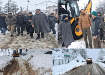 Distt Admin Kupwara ensures continuity of Essential Services amid Snowfall