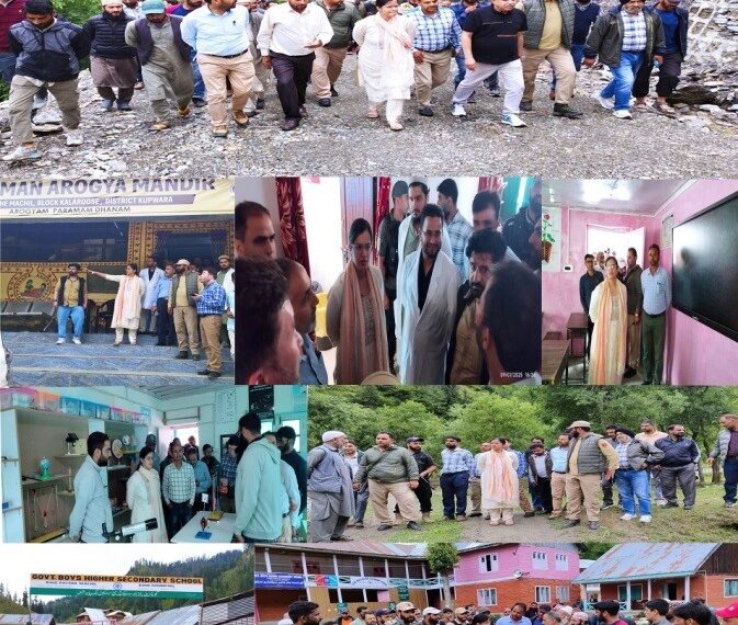 DC Kupwara visits Machil, inspects ongoing dev works