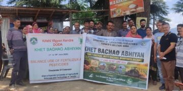 KVK Doda conducts awareness-cum-training programme under Khet Bachao Abhiyan at Village Dhara