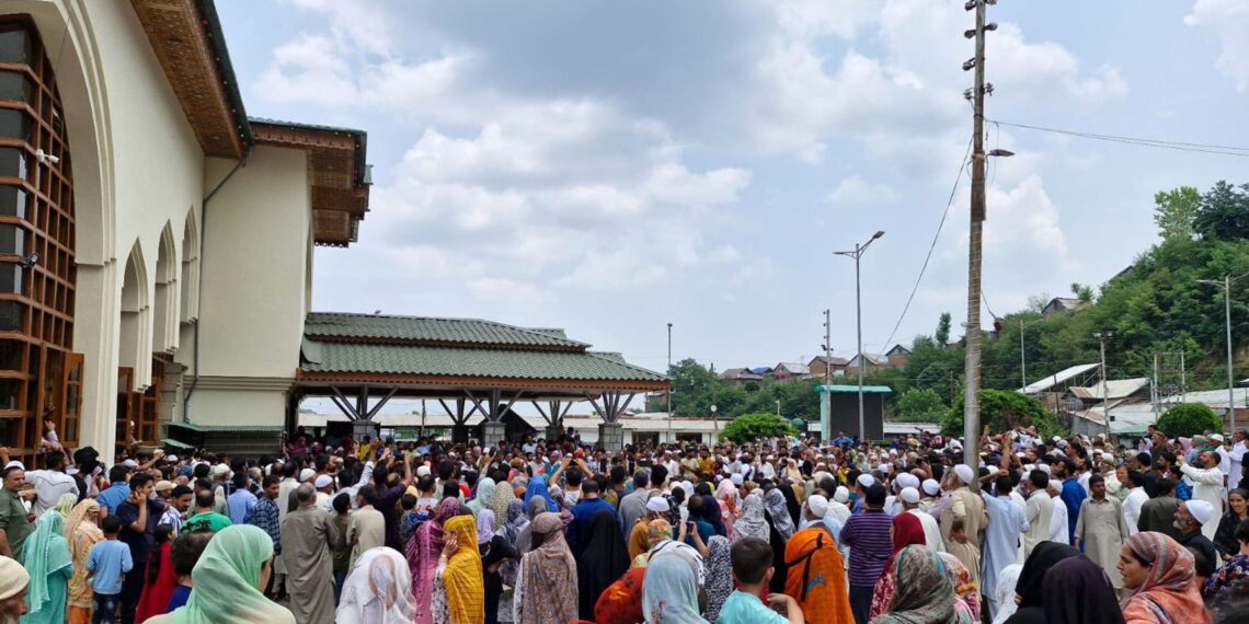 Prayers to seek rainfall to end the drought season in Kashmir valley
