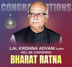 L K Advani will be conferred Bharat Ratna: PM Modi
