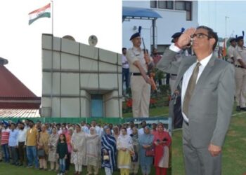 LA Secretariat celebrates Independence Day at Srinagar