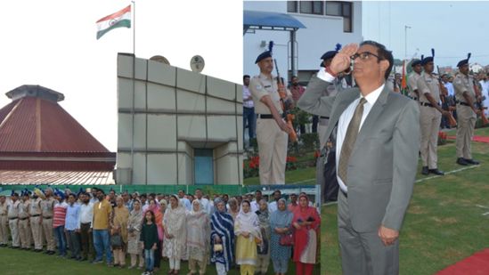 LA Secretariat celebrates Independence Day at Srinagar