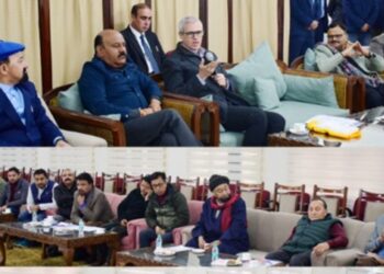 LAHDC Kargil calls on CM Omar, discuss issues of Ladakh students, patients, residents in J&K