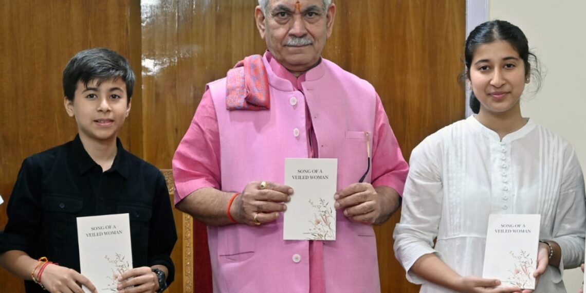 Lt Governor releases book ‘Song of a Veiled Women’ by Ms Sumedha Manhas