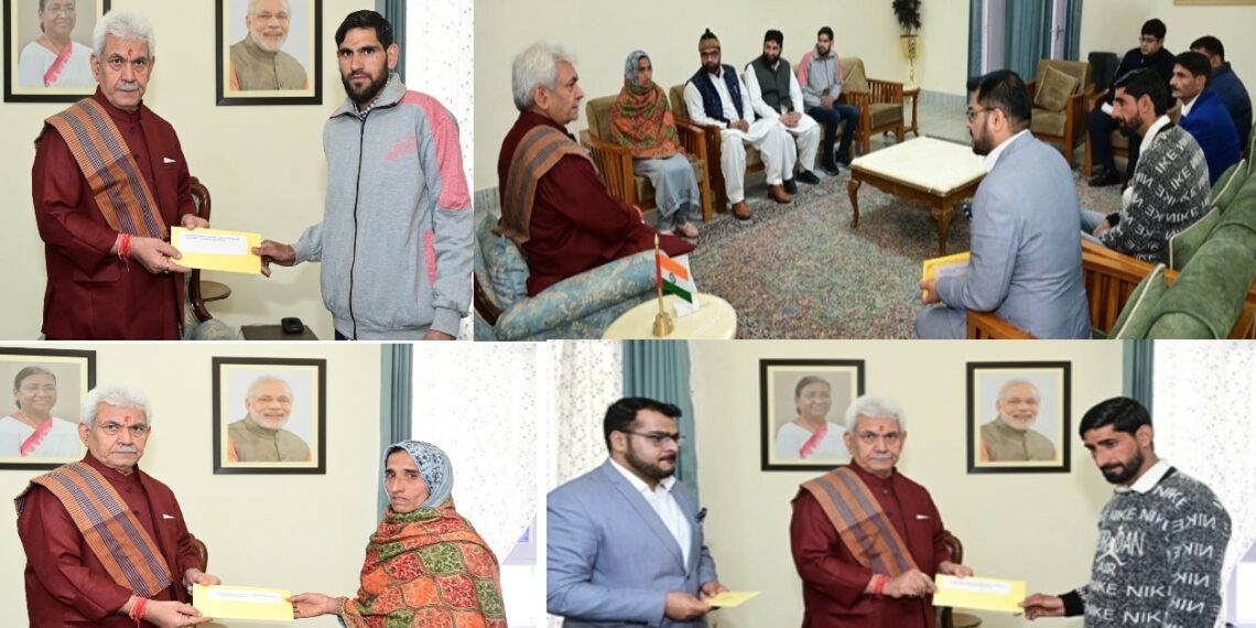 LG hands over appointment letters to NoKs of civilians killed in Poonch