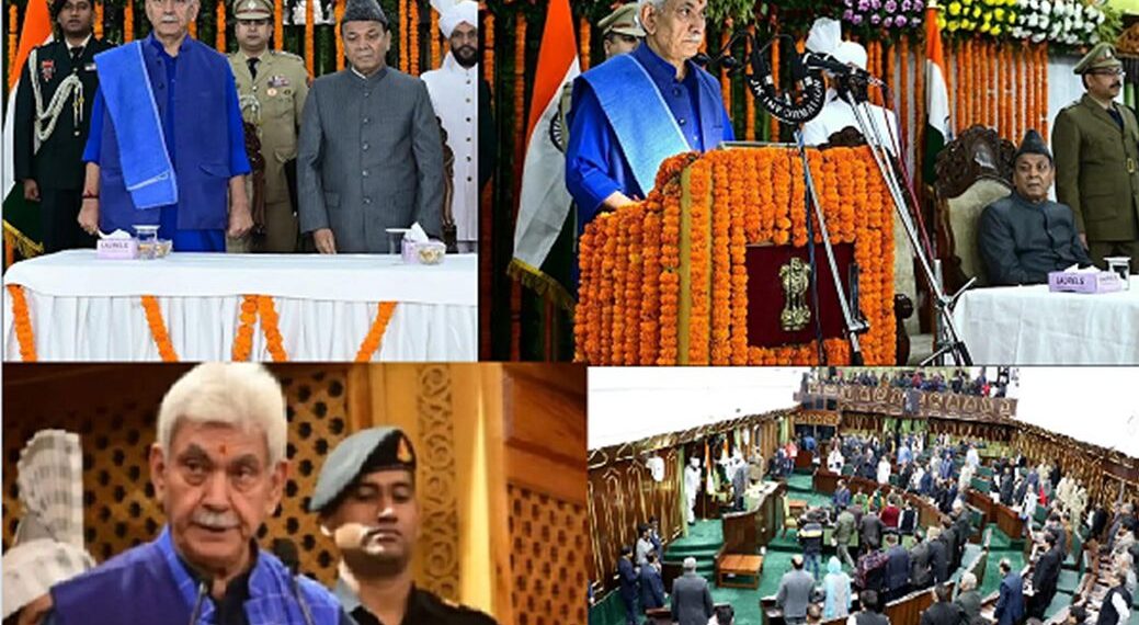LG Aligns Statehood Restoration With Political Aspirations In J&K Assembly