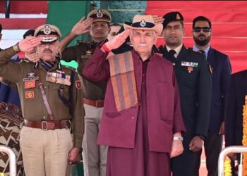 LG, CM Salute Police Valor At Commemoration Parade
