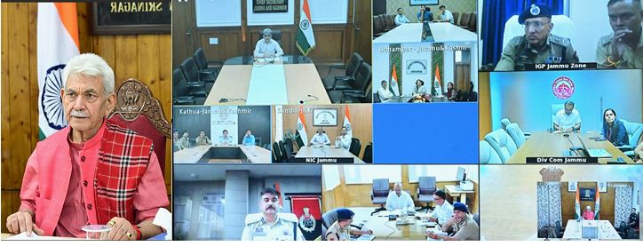 LG Chairs Preparatory Meet Ahead of PM’s visit to Katra For Vande Bharat Train Inauguration