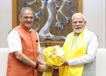 LG Kavinder Gupta Calls On PM Modi